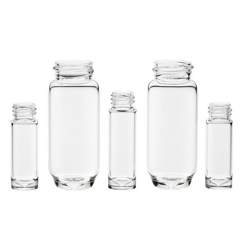 Vial Only, Sample, 11.4mL, Clear, High Recovery, 19x70mm, GPI 15-425, pack/100