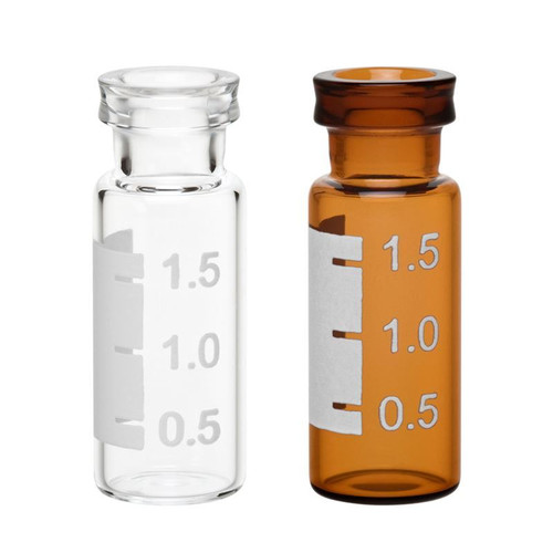 Vial, 2.0mL, Clear, Snap Seal, 12x32mm, 11mm Snap Seal, pack/100