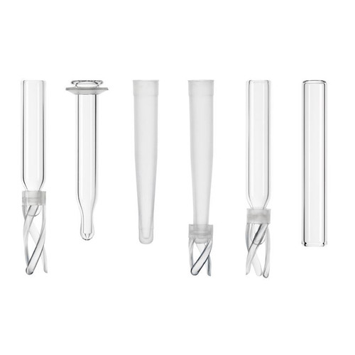 Insert, 0.15mL, Glass, LV with Bottom Spring, pack/100