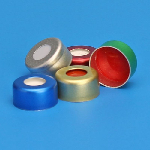 Aluminum Seal, 11mm, Red, Clear PTFE/Red Rubber, pack/100