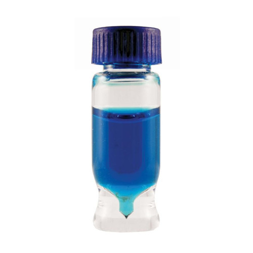 Vial, 1.2mL, MRQ30, High Recovery, 9mm Thread, w/ Pre-Slit PTFE/Silicone Bonded Cap, pack/100