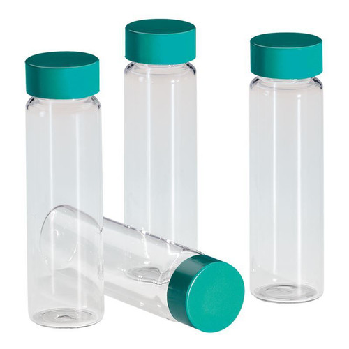 20mL Vial, 28mm OD x 57mm Height, 24-400 Thread Size with PTFE Lined Solid Caps, pack/144