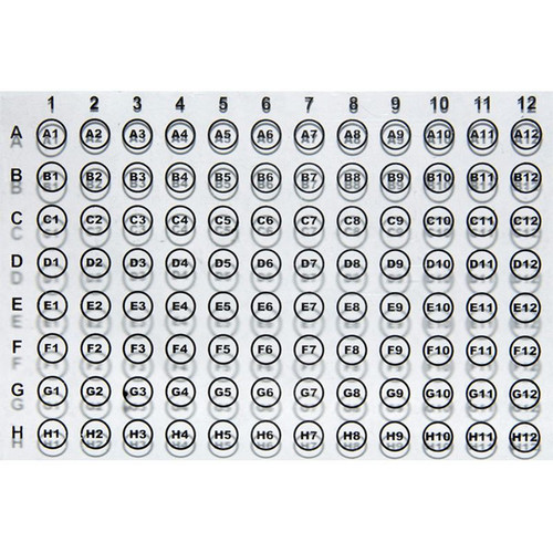 Well Locator, Plastic, Clear, Reusable, pack/2