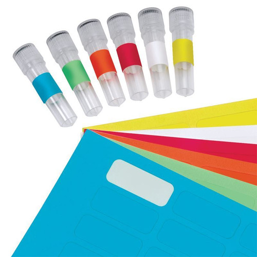Laser Cryo-Babies Labels, 0.5mL Tubes, 0.94" x 0.50", Rainbow, 2,380/Pk, pack/2380