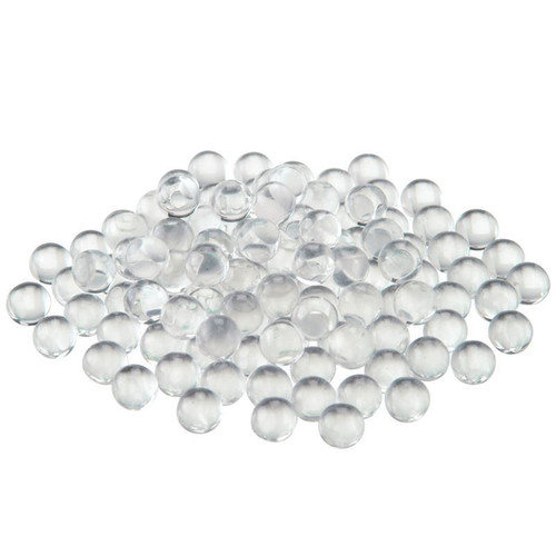 Beads, Borosilicate Glass, 4mm, Approx. 5,500 Pcs. Per Lb., 1 pound