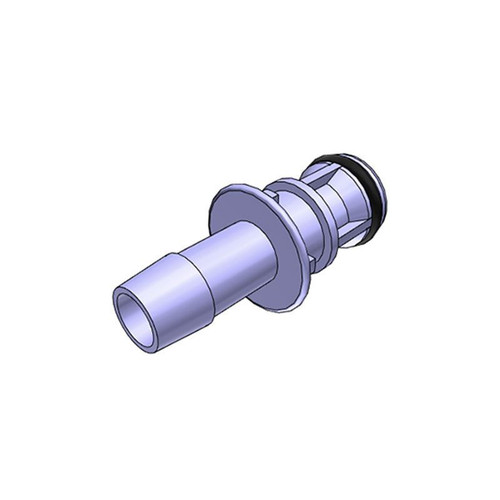 1/4" Hose Barb Non-Valved Coupling Insert, Polycarbonate, Seal: Buna-N USP Class V, CPC MPC22004T03, pack/50