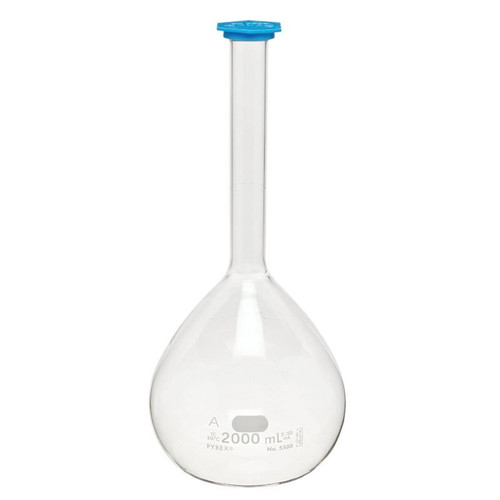 Flask, 25mL, Volumetric, Snap-Cap, pack/6