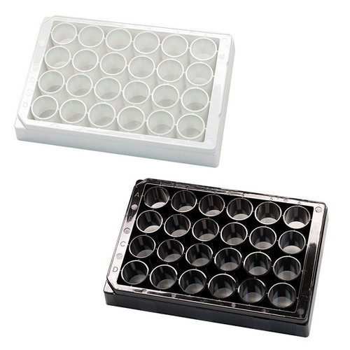 Krystal Microplate, 24 Well, White, Non-Sterile, Assay, Porvair, CASE OF 68, case/68