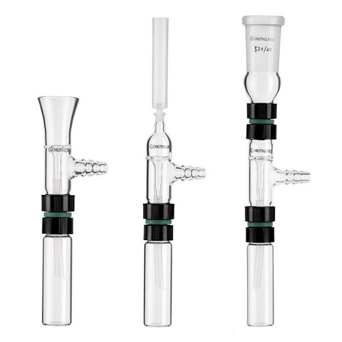 Vacuum Adapter, Tooled Pluro Stopper Flare to 20-400 GPI Thread (Stopper not included), each