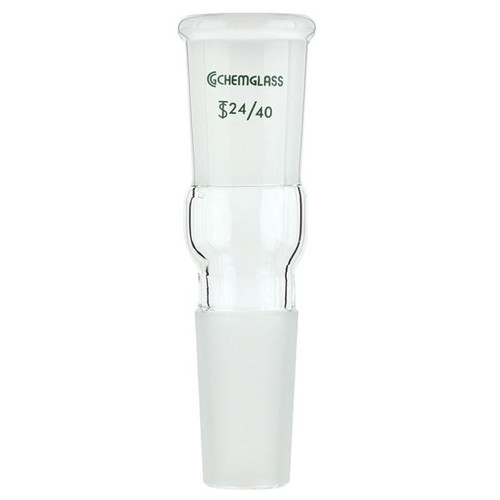 Straight Connecting Adapter, 24/40 Joints, 120mm Between Joints, each