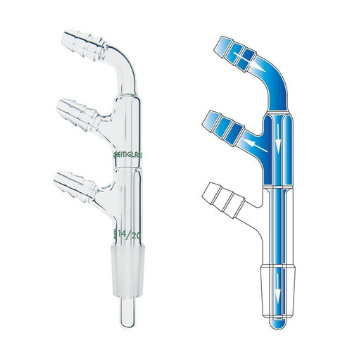 Condenser, Micro Cold Finger, 14/20 Inner Joint, 13mm Length Below Joint, each