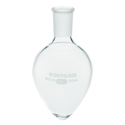 100mL Pear Shaped Flask, 19/22 Outer Joint, each