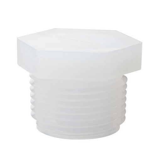 PFA Plug, 3/4" Male NPT, each