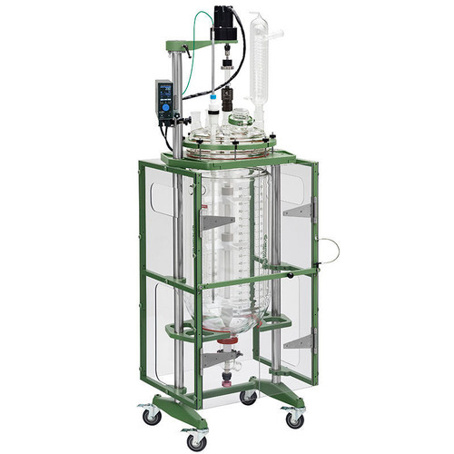 Reactor System, 100L Tall, Complete, Jacketed, 400mm Flange, Electric Motor, Mechanical Bearing with Manifold System, each