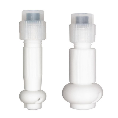 45/50 Adapter, PTFE with 3/8" Compression Fitting Loosening Ring, each