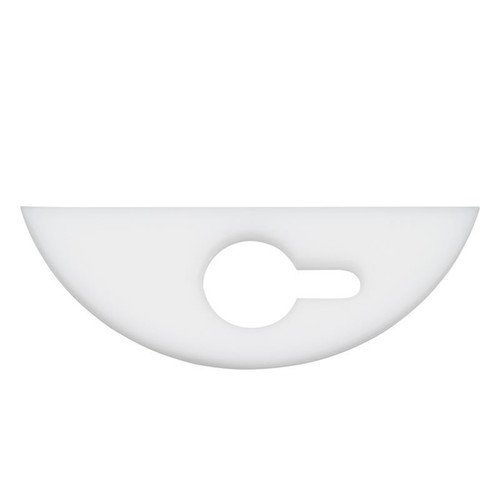 Stirrer Blade, PTFE, 19mm, Heavy Duty, for 12000mL Flasks, 39mm Width x 150mm Length, 45/50 minimum joint clearance, each