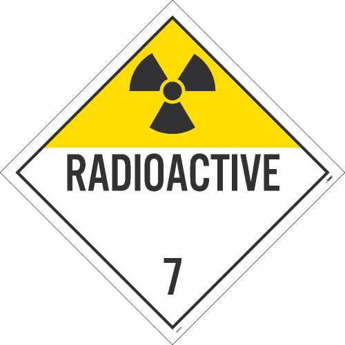 Radioactive 7 Dot Placard Sign Card Stock, 10.75" X 10.75"
