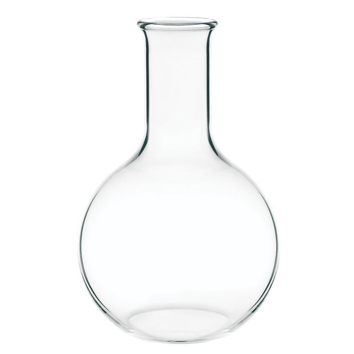 125mL Glassblowers Flat Bottom Flask Blank, each