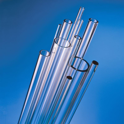 Tubing, Quartz Glass, 13mm ID x 15mm OD, 4ft Length, each