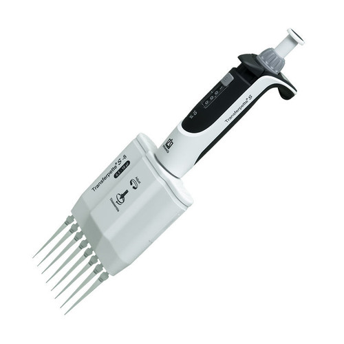 Pipettor, 8-Channel, 30-300uL, Adjustable Volume, each