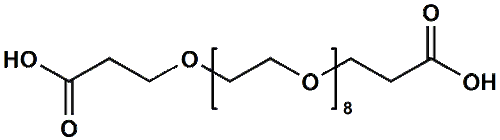High Purity PEG Reagent, HOOCCH2CH2O-PEG8-CH2CH2COOH, 95% Min Purity, 1 gram