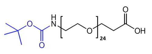 High Purity PEG Reagent, Boc-NH-PEG24-CH2CH2COOH, 95% Min Purity, 250 mg