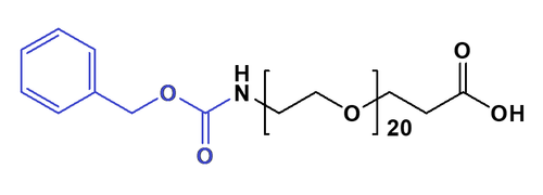 High Purity PEG Reagent, CBZ-NH-PEG20-CH2CH2COOH, 95% Min Purity, 250 mg