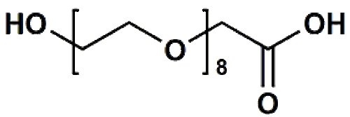 High Purity PEG Reagent, HO-PEG8-CH2COOH, 95% Min Purity, 250 mg
