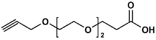 High Purity PEG Reagent, Propyne-PEG2-CH2CH2COOH, 95% Min Purity, 1 gram