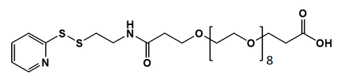 High Purity PEG Reagent, Py-S-S-PEG8-CH2CH2COOH, 95% Min Purity, 1 gram
