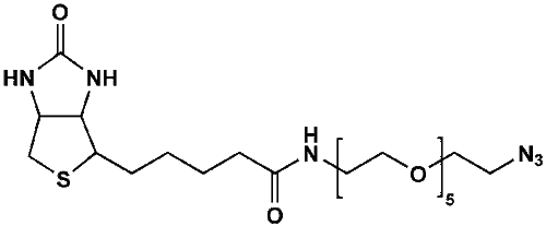 High Purity PEG Reagent, (+)-Biotin-PEG5-CH2CH2N3, 95% Min Purity, 250 mg