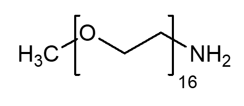High Purity PEG Reagent, mPEG16-NH2, 95% Min Purity, 1 gram