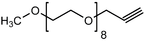 High Purity PEG Reagent, mPEG8-CH2C?CH, 97% Min Purity, 250 mg