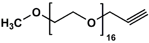 High Purity PEG Reagent, mPEG16-Propyne, 95% Min Purity, 250 mg