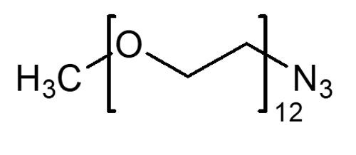 High Purity PEG Reagent, mPEG12-N3, 95% Min Purity, 250 mg