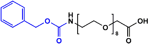 High Purity PEG Reagent, CBZ-NH-PEG8-CH2COOH, 97% Min Purity, 250 mg