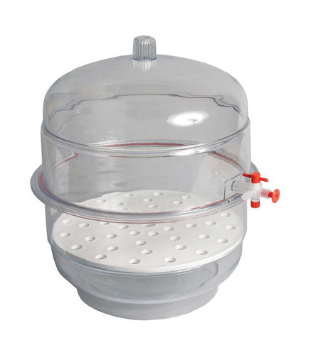 Vacuum Desiccator, Clear Base, 12"