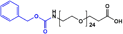 High Purity PEG Reagent, CBZ-NH-PEG24-CH2CH2COOH, 95% Min Purity, 250 mg