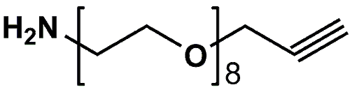 High Purity PEG Reagent, H2N-PEG8-Propyne, 95% Min Purity, 250 mg