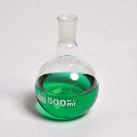 Flat Bottom, Boiling Flasks, Borosilicate Glass, Ground Joints, 50 mL, case/24