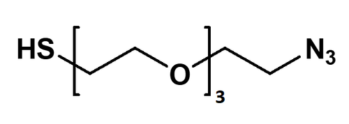 High Purity PEG Reagent, HS-PEG3-CH2CH2N3, 90% Min Purity, 250 mg