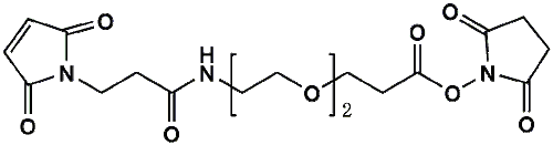 High Purity PEG Reagent, Maleimide-NH-PEG2-CH2CH2COONHS Ester, 97% Min Purity, 250 mg