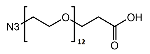 High Purity PEG Reagent, N3-PEG12-CH2CH2COOH, 97% Min Purity, 250 mg
