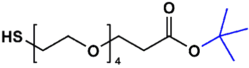 High Purity PEG Reagent, HS-PEG4-CH2CH2COOtBu, 95% Min Purity, 1 gram