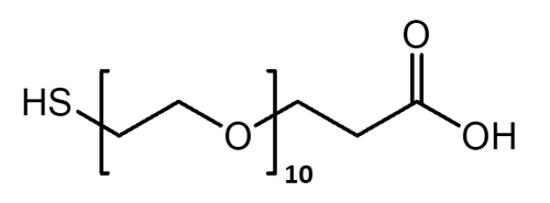 High Purity PEG Reagent, HS-PEG10-CH2CH2COOH, 95% Min Purity, 1 gram