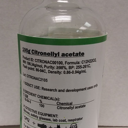 Reagent, Citronellyl acetate, 100 grams