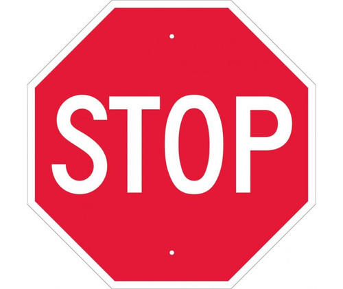 Stop Sign All Purpose Aluminum, 24" X 24"