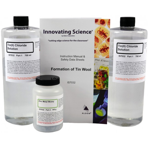 Chemistry Demonstration, Formation of Tin Wool Chemical Demo