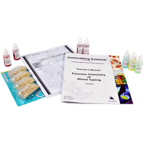 Forensics Science Education Kit, Chemistry of Blood Typing