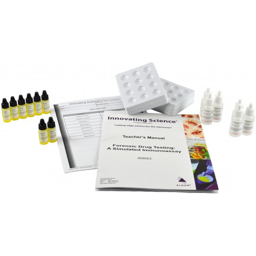 Forensics Science Education Kit, Drug Testing: a Simulated Immunoassay